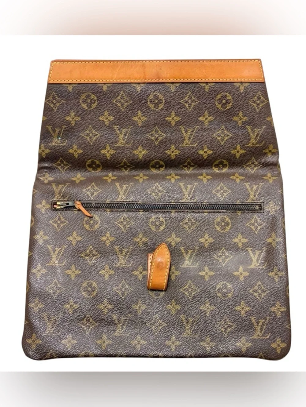 Louis Vuitton Vintage LV Canvas Monogram Pliante Folded Clutch Purse - Picture 4 of 7